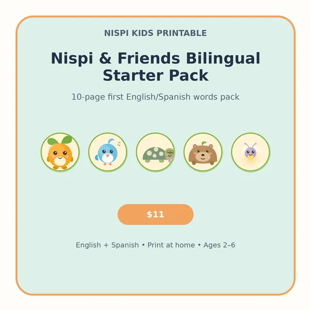 Cover of Nispi & Friends Bilingual Starter Pack