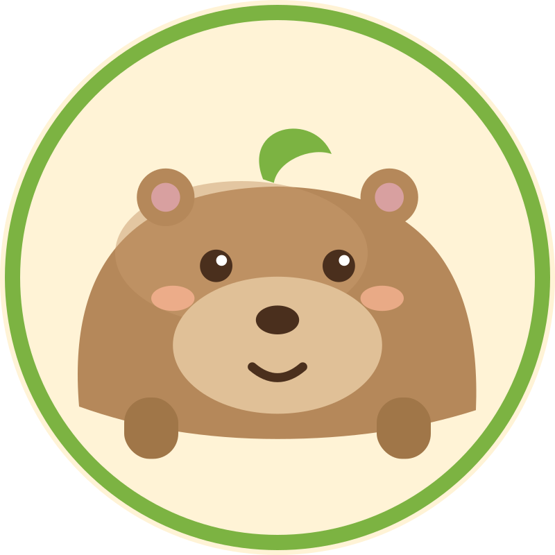 Capi, a brown bear cub character